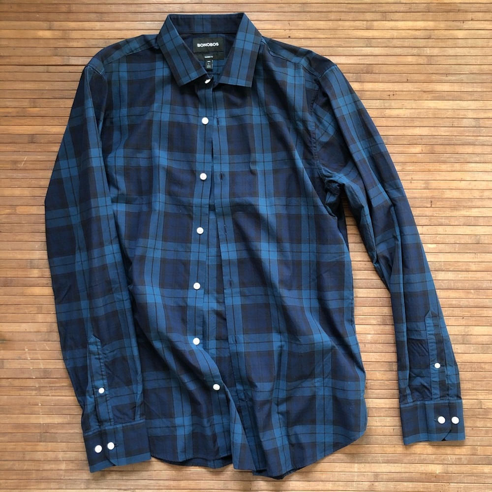 Bonobos Button Down Size Large (Long) Tailored - image 3